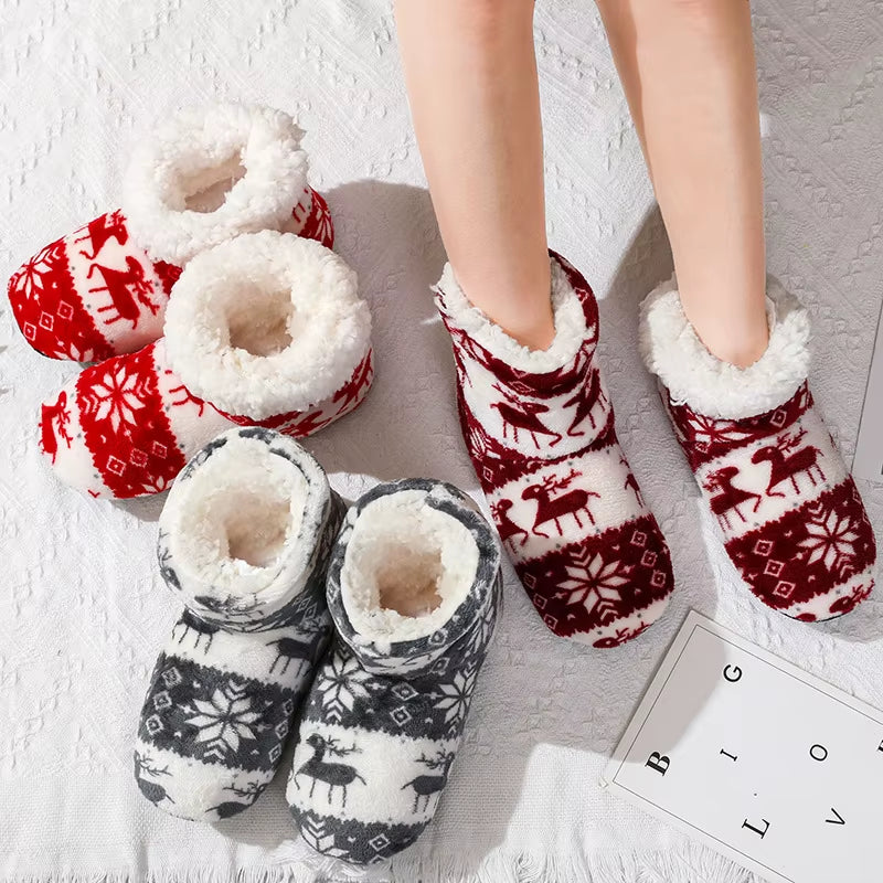 2022 New Indoor Home Slippers Flannel Slippers Plush Home Slippers Couples Wooden Floor Slippers for Women Shoes Woman