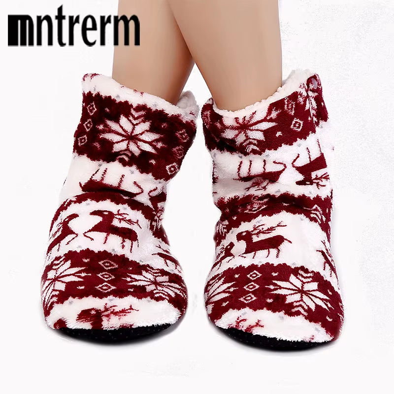 2022 New Indoor Home Slippers Flannel Slippers Plush Home Slippers Couples Wooden Floor Slippers for Women Shoes Woman