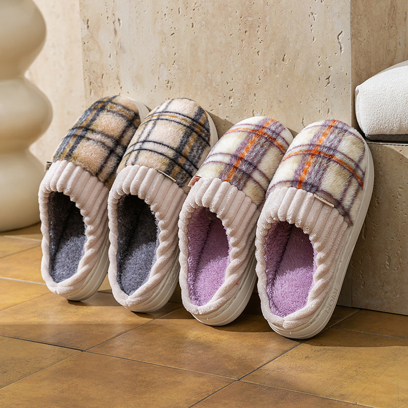Plush Home Slippers Warm