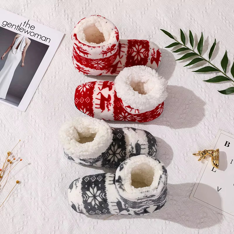 2022 New Indoor Home Slippers Flannel Slippers Plush Home Slippers Couples Wooden Floor Slippers for Women Shoes Woman