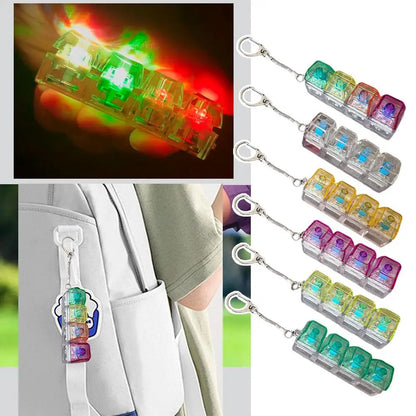 4-Key Fidget Keyboard Keychain